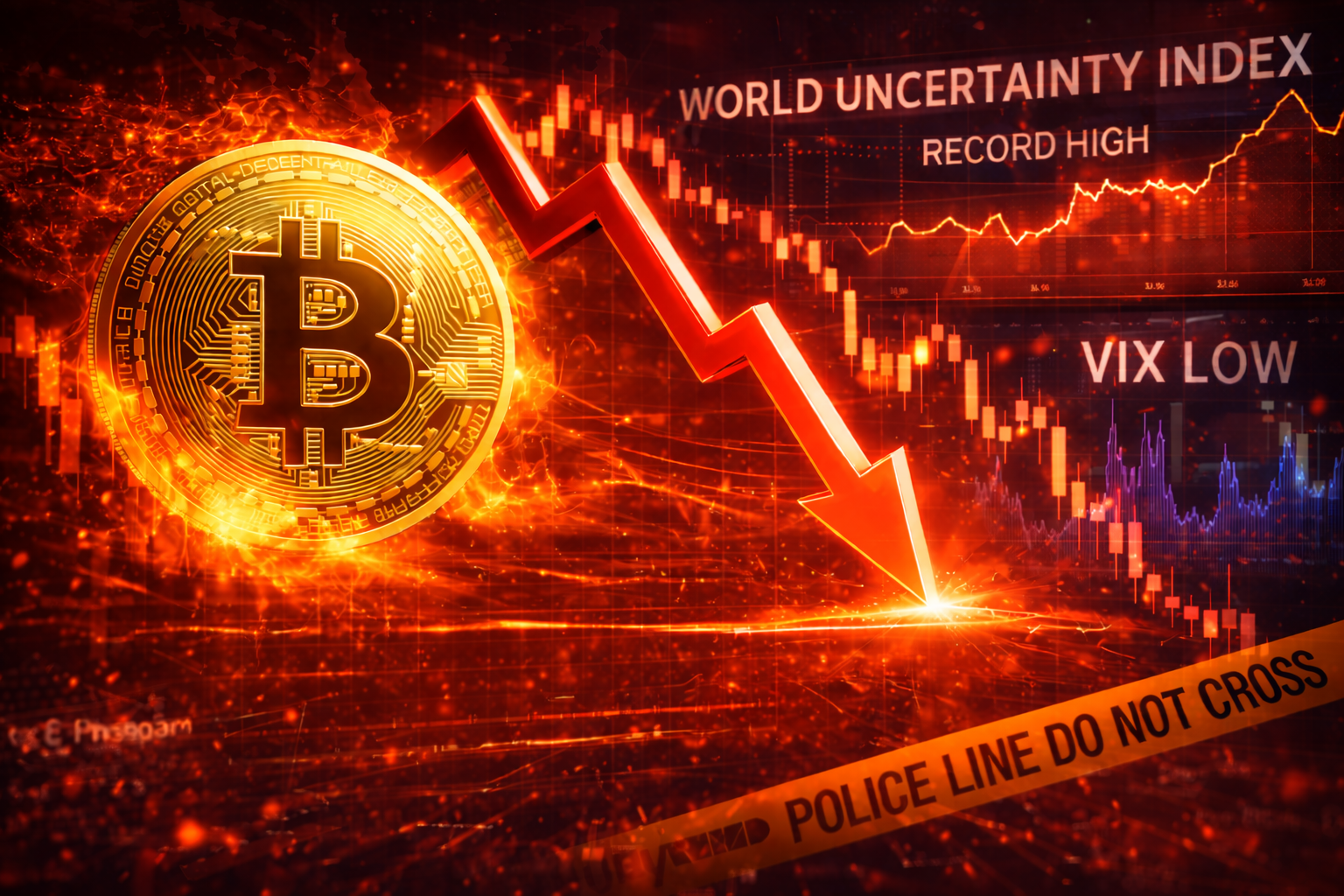 Incerteza econômica global Bitcoin