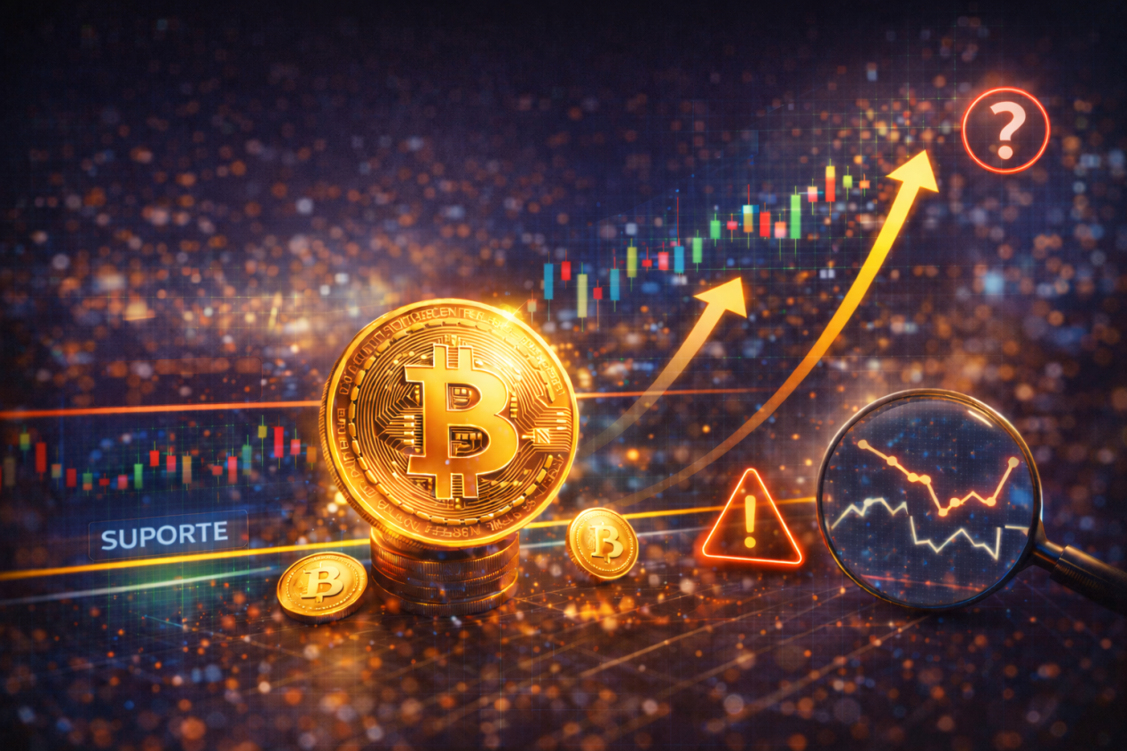 Bitcoin luta para manter