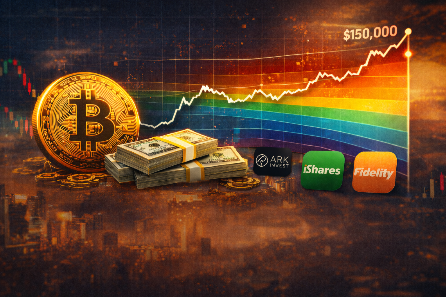 Alvo de US$ 150 mil para o Bitcoin em 2026