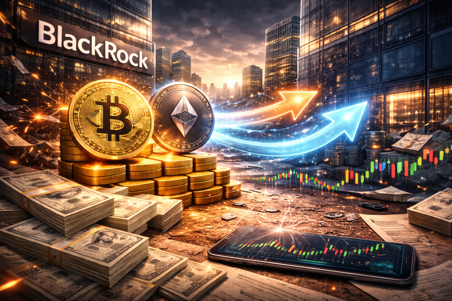 BlackRock sinaliza posição de US$ 270 milhões em Bitcoin e Ethereum