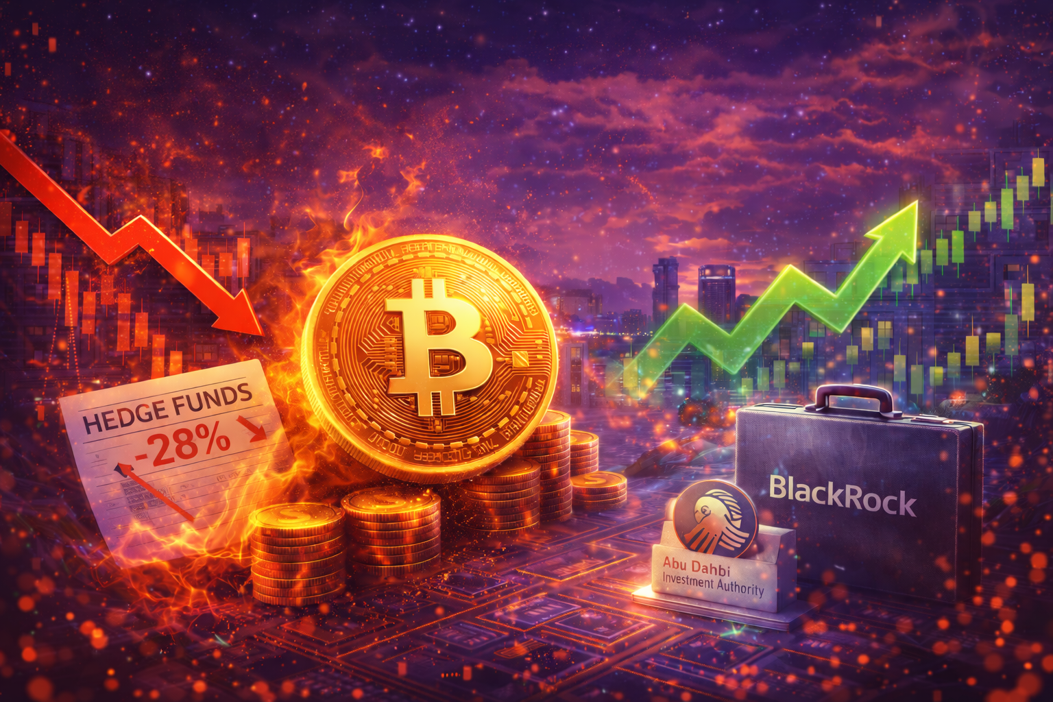 Hedge funds aumentam exposição a ETFs de Bitcoin nos EUA: novo catalisador institucional?