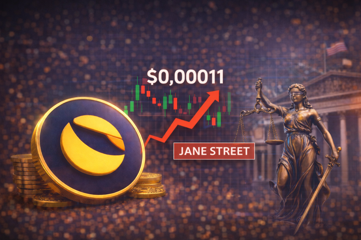 Terra Luna Classic dispara dois dígitos após processo envolvendo Jane Street