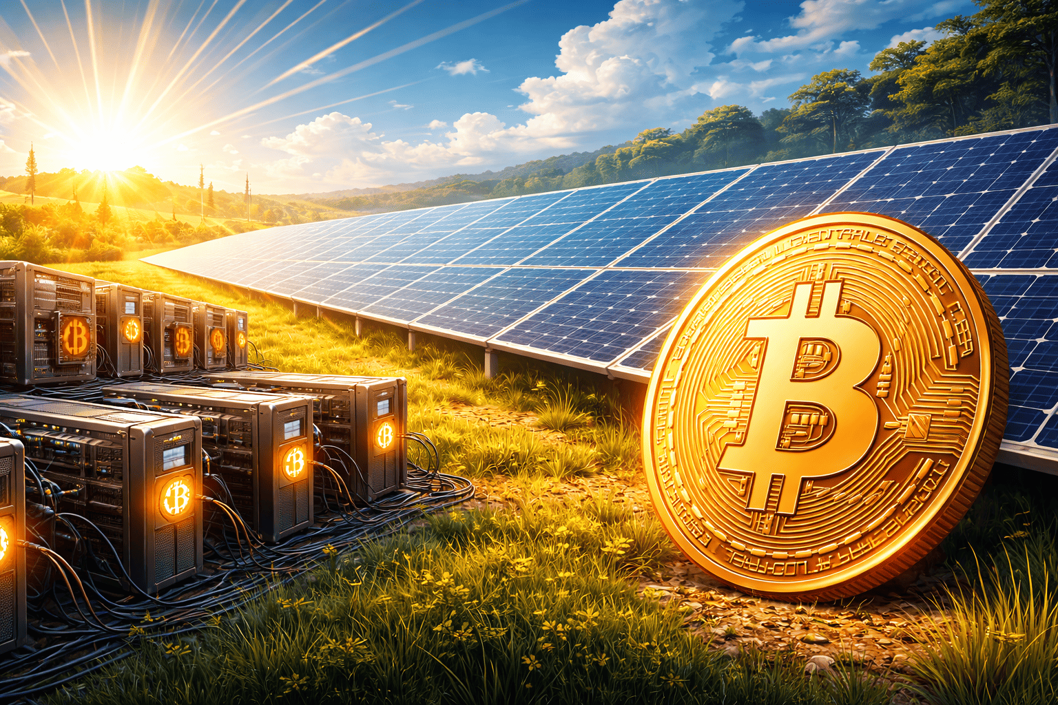 mineração de Bitcoin para aproveitar excedente solar no Brasil