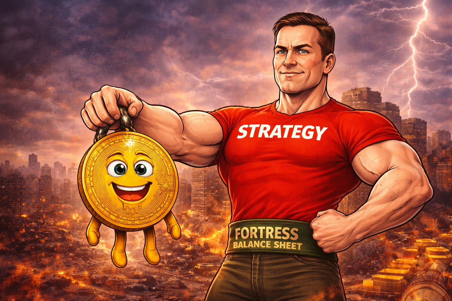 Strategy afirma que sobrevive até com Bitcoin a US$ 8 mil e reforça tese de 'fortress balance sheet'