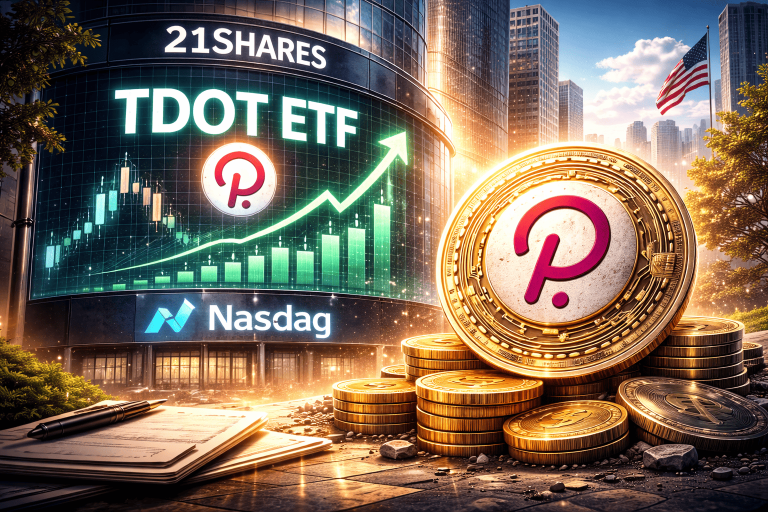 21Shares lança primeiro ETF de Polkadot em meio à expansão de altcoins