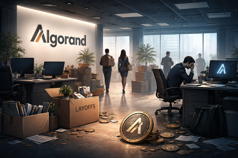 Algorand corta 25% da equipe em meio à incerteza macro e queda do mercado