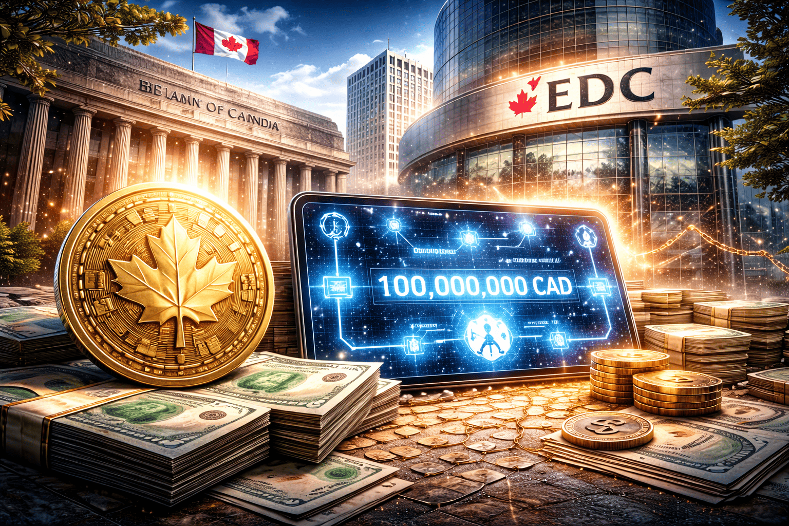 Governo do Canadá e TD Bank testam emissão de título tokenizado em blockchain