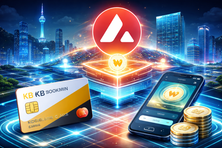 Banco sul-coreano lança cartão de crédito com stablecoin na Avalanche