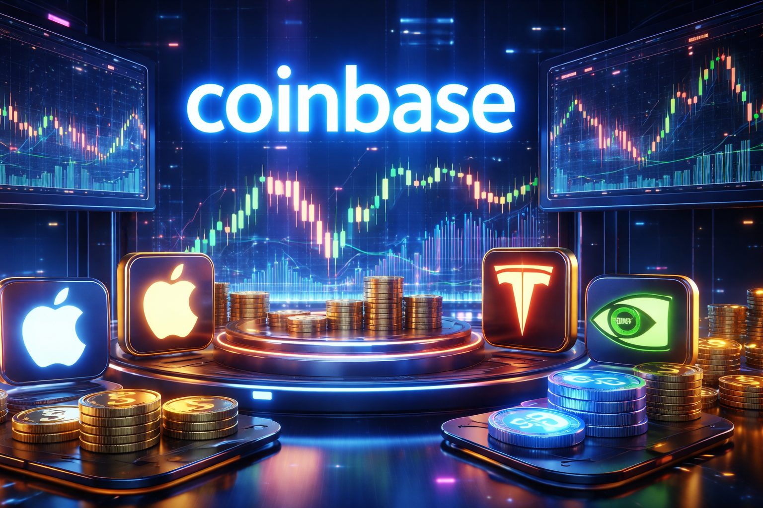 Coinbase lança futuros perpétuos de ações e avança como 'everything exchange'