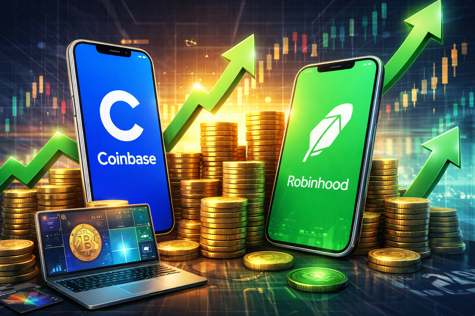Coinbase e Robinhood