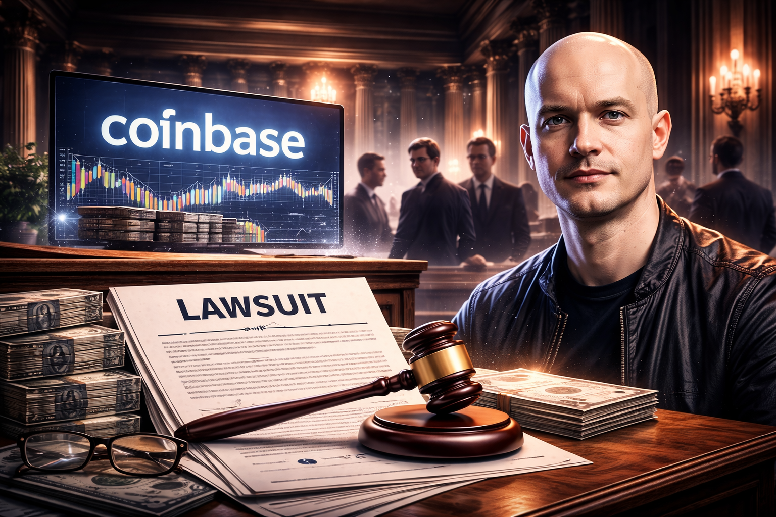 CEO da Coinbase enfrenta processo de acionistas por falhas de compliance