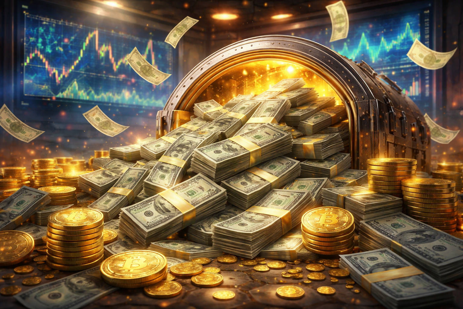 Dinheiro Criptomoedas