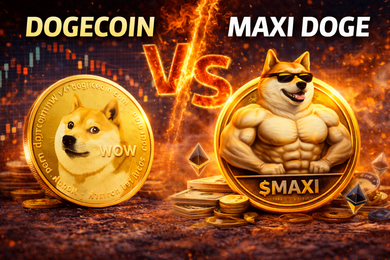 Dogecoin vs Maxi Doge: baleias monitoram suportes enquanto $MAXI ultrapassa US$ 4,6 milhões