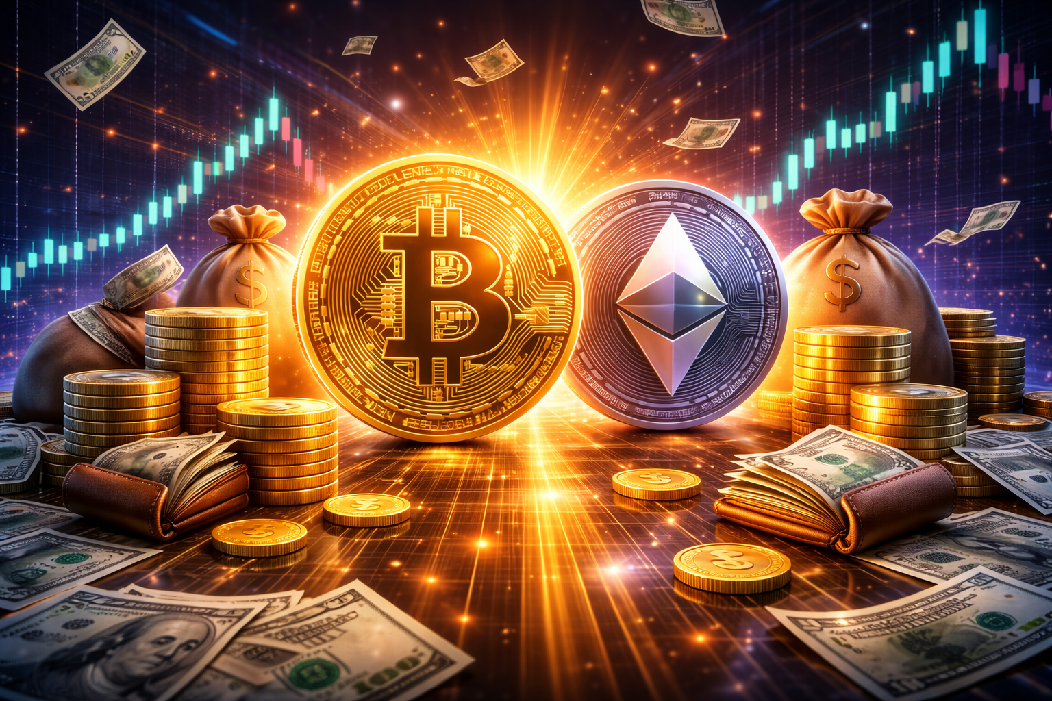 Wall Street lança ETFs cripto com pagamento de dividendos para atrair investidores