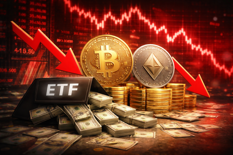 ETFs de Bitcoin e Ethereum registram saída de US$ 219 milhões e quebram sequência de entradas