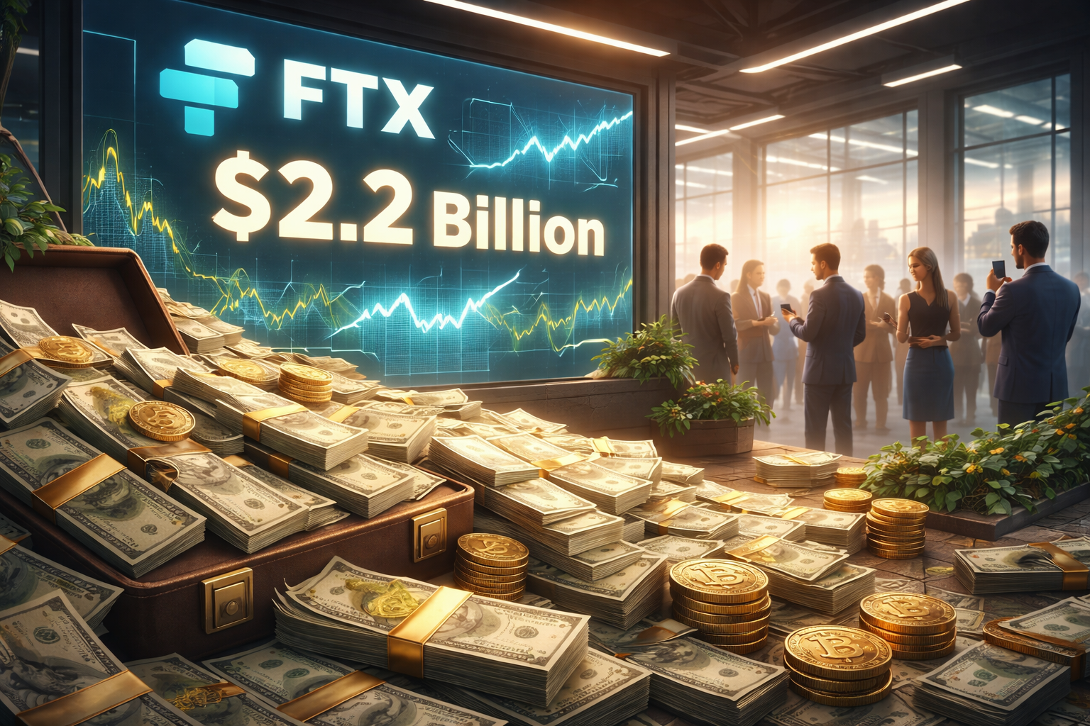 FTX inicia pagamentos de US$ 2,2 bilhões a credores e testa liquidez do Bitcoin