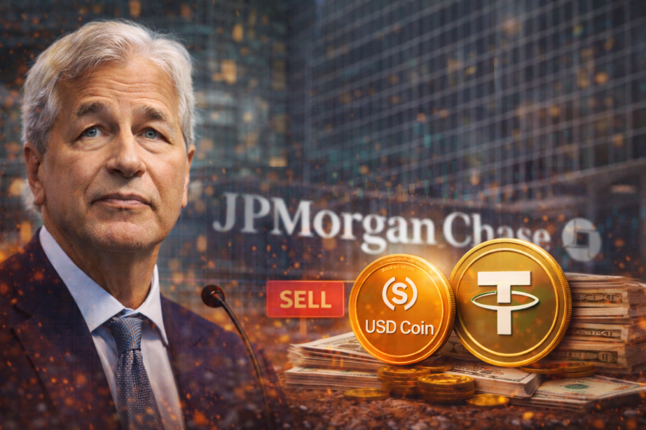 CEO do JPMorgan defende que rendimentos de stablecoins sigam regras bancárias