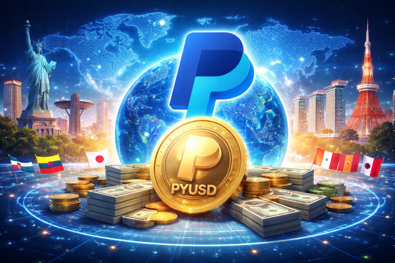 PayPal expande stablecoin PYUSD para quase 70 países: o que muda?