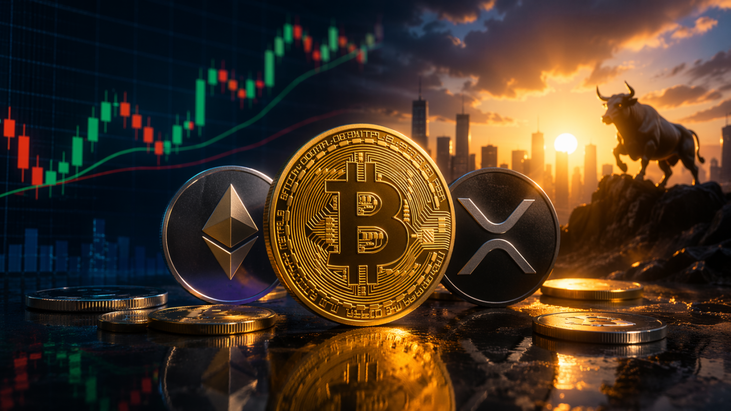 Bitcoin Hoje 16/04/26: Fluxo institucional sustenta alta enquanto BTC testa resistência e XRP desafia pressão técnica