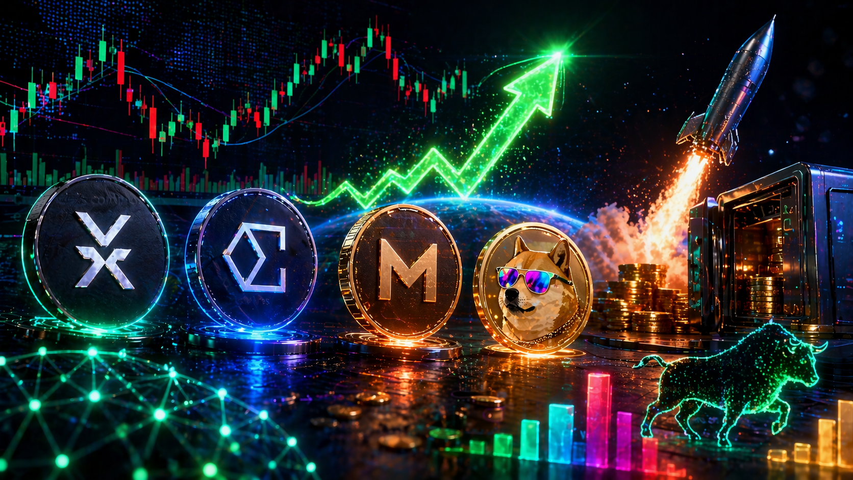 criptomoedas em alta