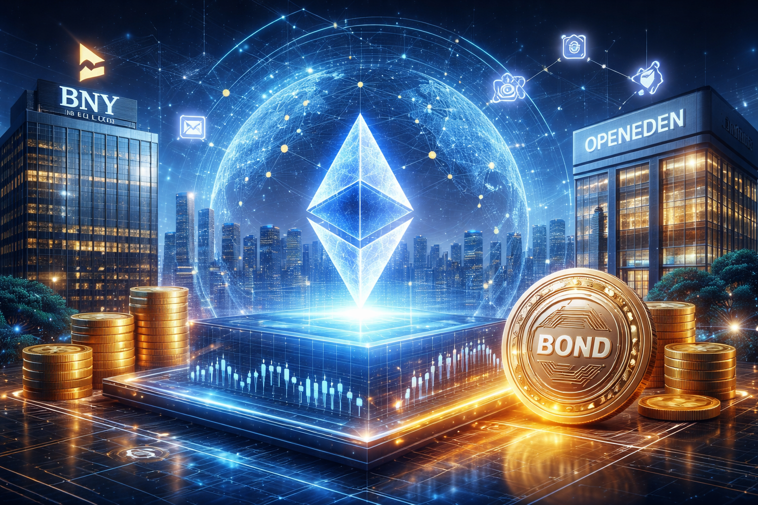 Openeden e BNY Mellon lançam produto de crédito tokenizado para RWAs