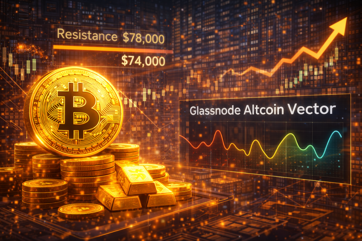 Glassnode lança Altcoin Vector 50 para medir rotação entre Bitcoin e altcoins