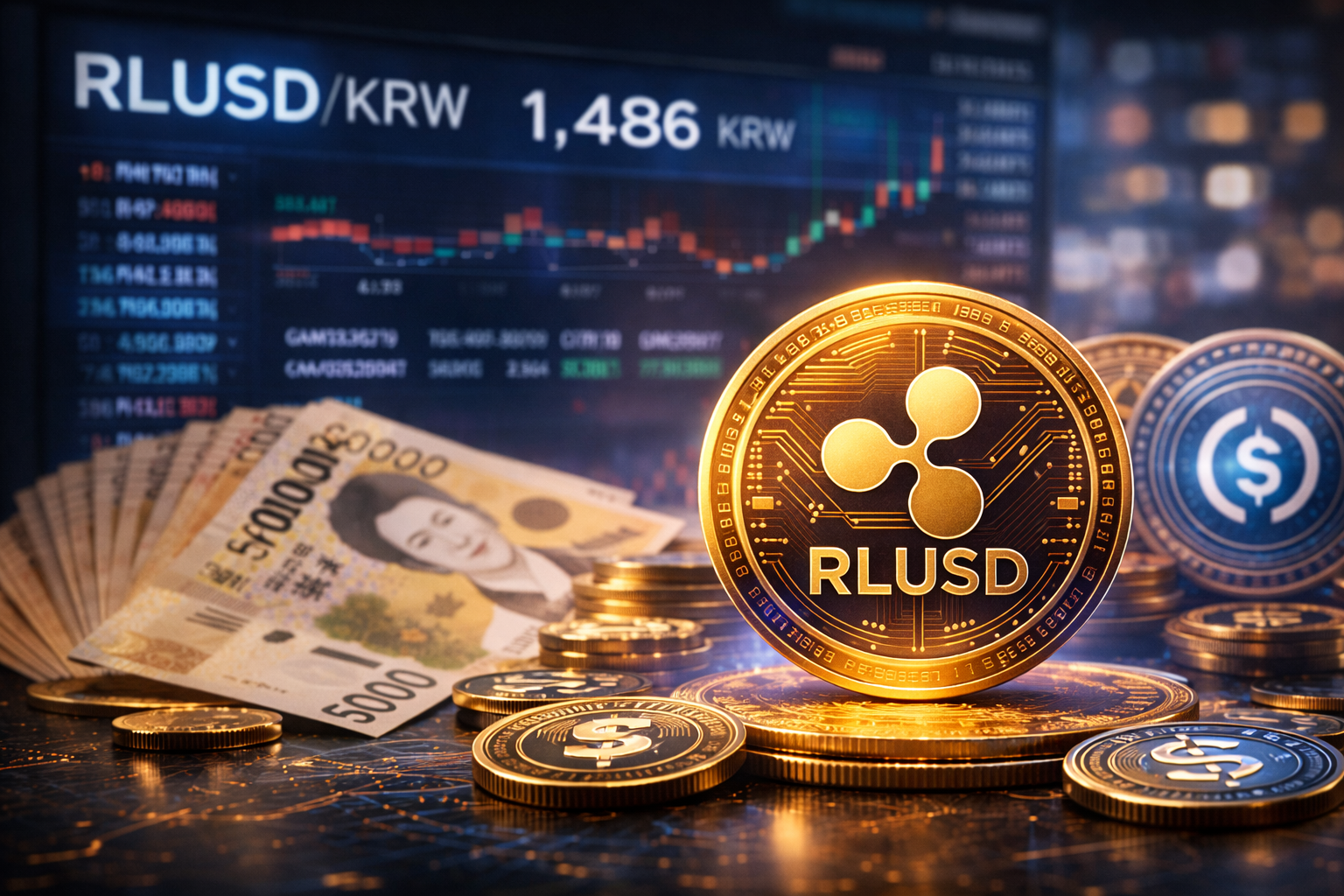 Ripple expande stablecoin RLUSD na Coreia do Sul com listagem na Coinone