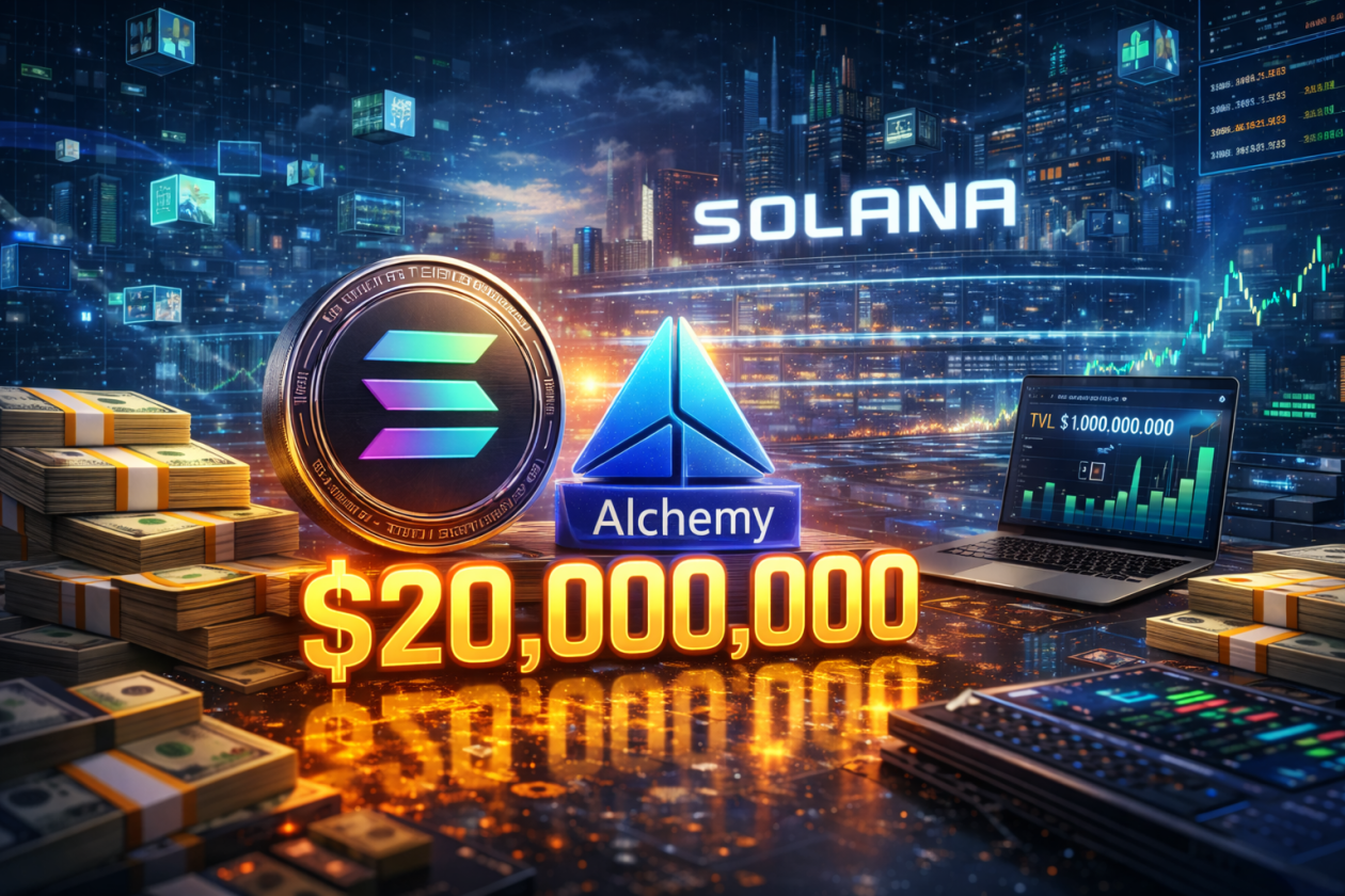 Alchemy lança fundo de US$ 20 milhões para infraestrutura na Solana