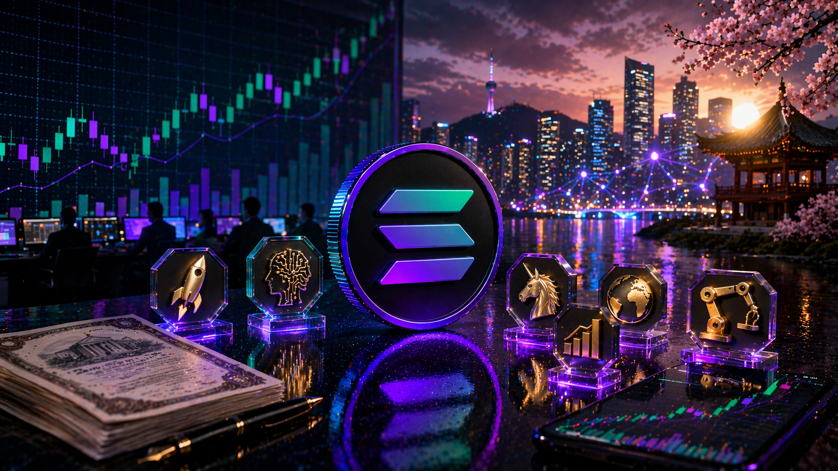 Mercado de ações tokenizadas pré-IPO na Solana