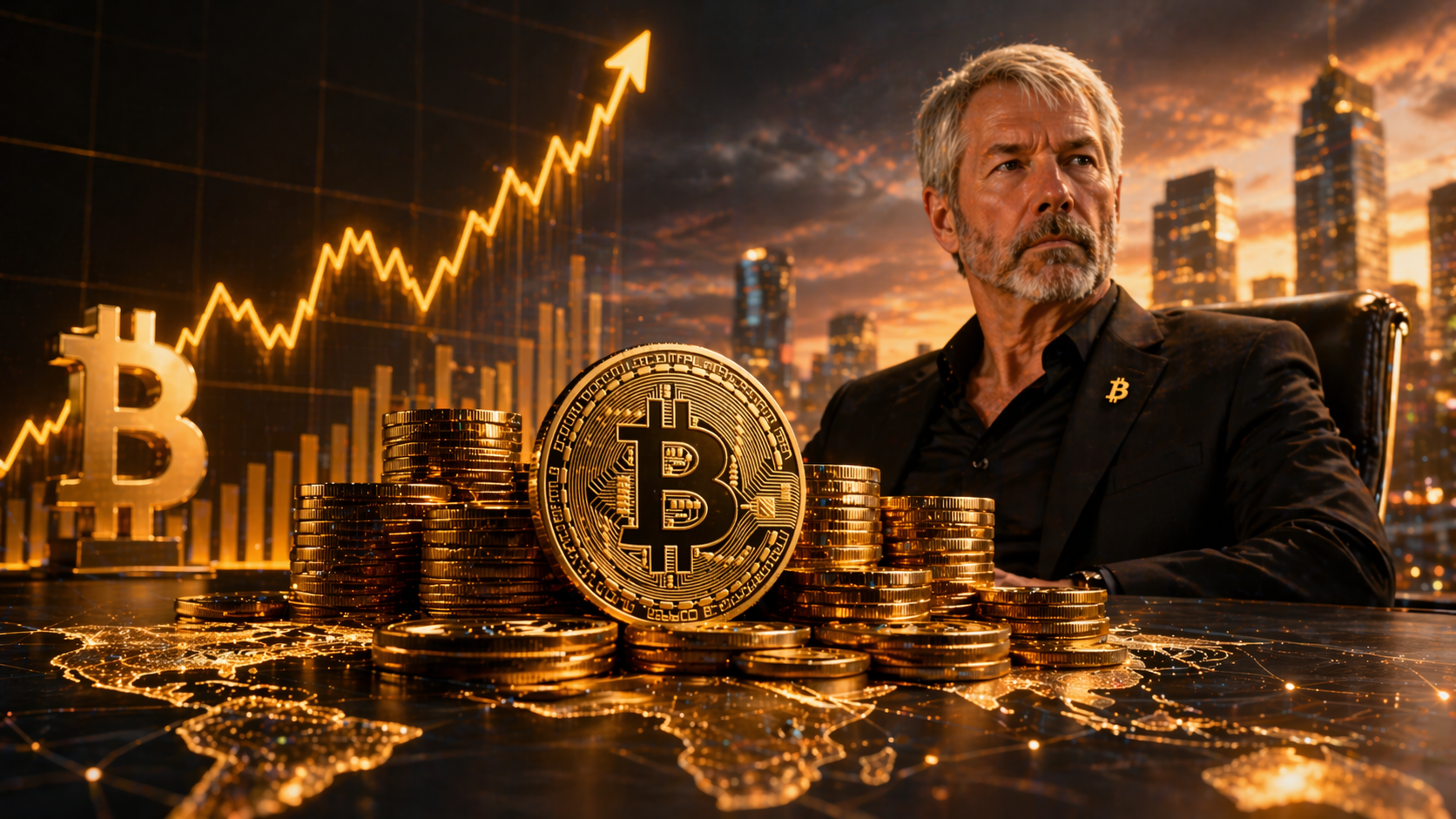 Strategy concentra 815.061 BTC e reforça tese de escassez do Bitcoin, mas risco de liquidação ainda desafia a ideia de piso estrutural.