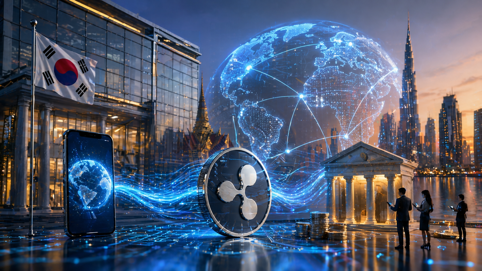 Banco parceiro da Upbit testa remessas on-chain com Ripple: o que muda para o XRP