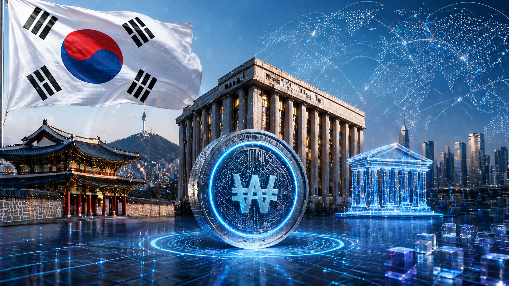 Banco Central da Coreia do Sul prioriza won digital em novo discurso