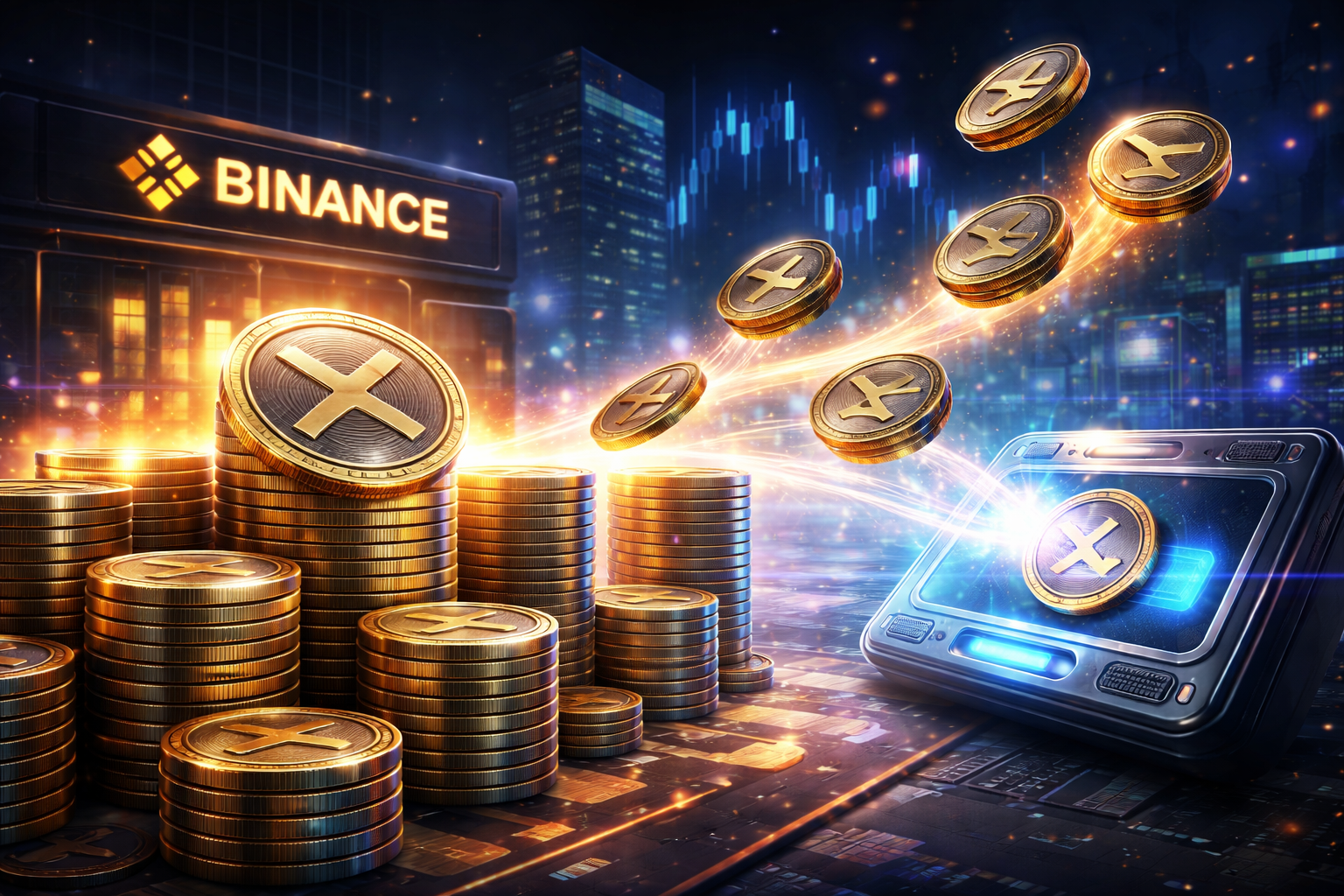 XRP está saindo da Binance: retiradas podem sinalizar movimento estratégico