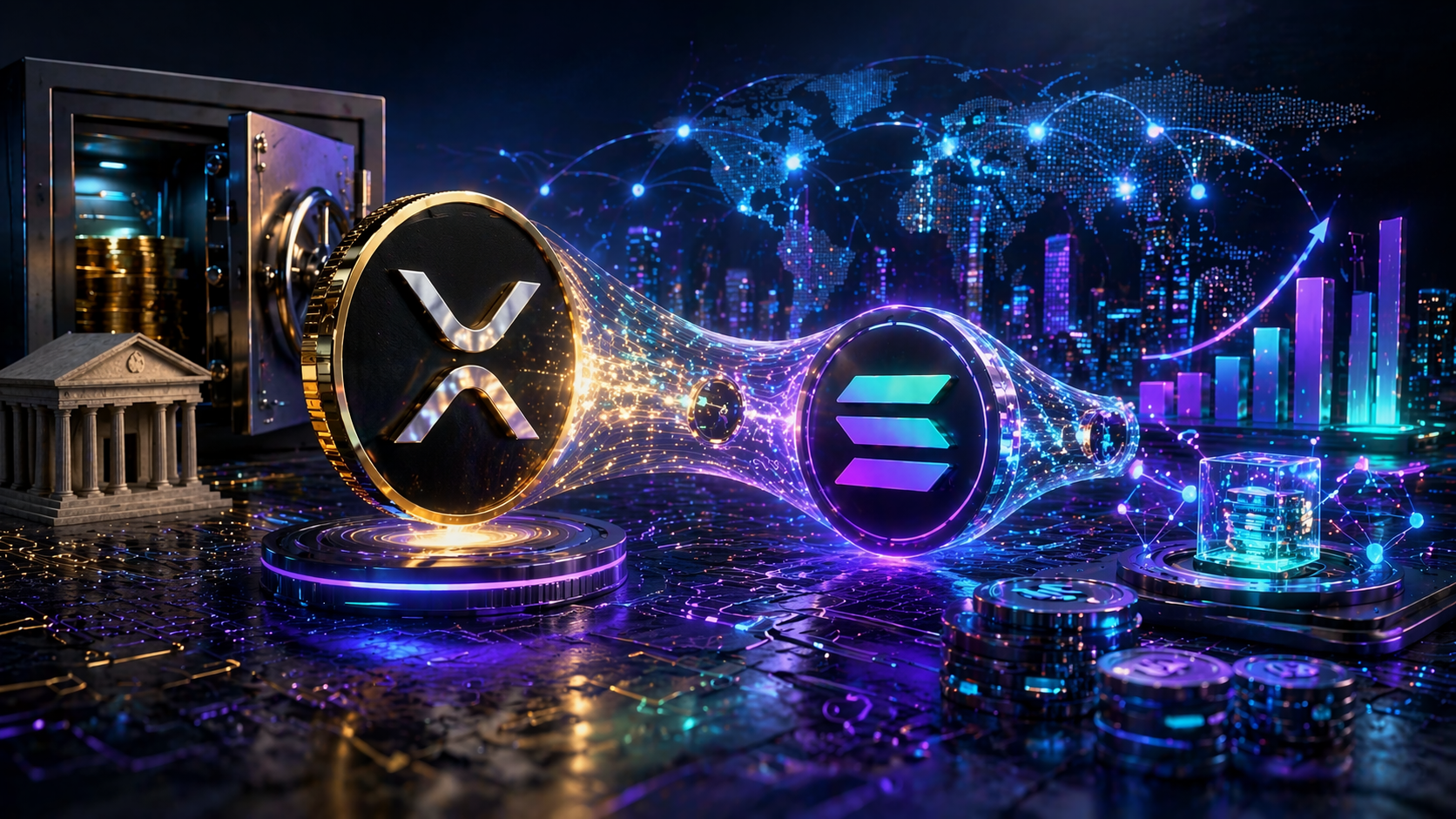 XRP chega à Solana via bridge e abre novo caso de uso cross-chain
